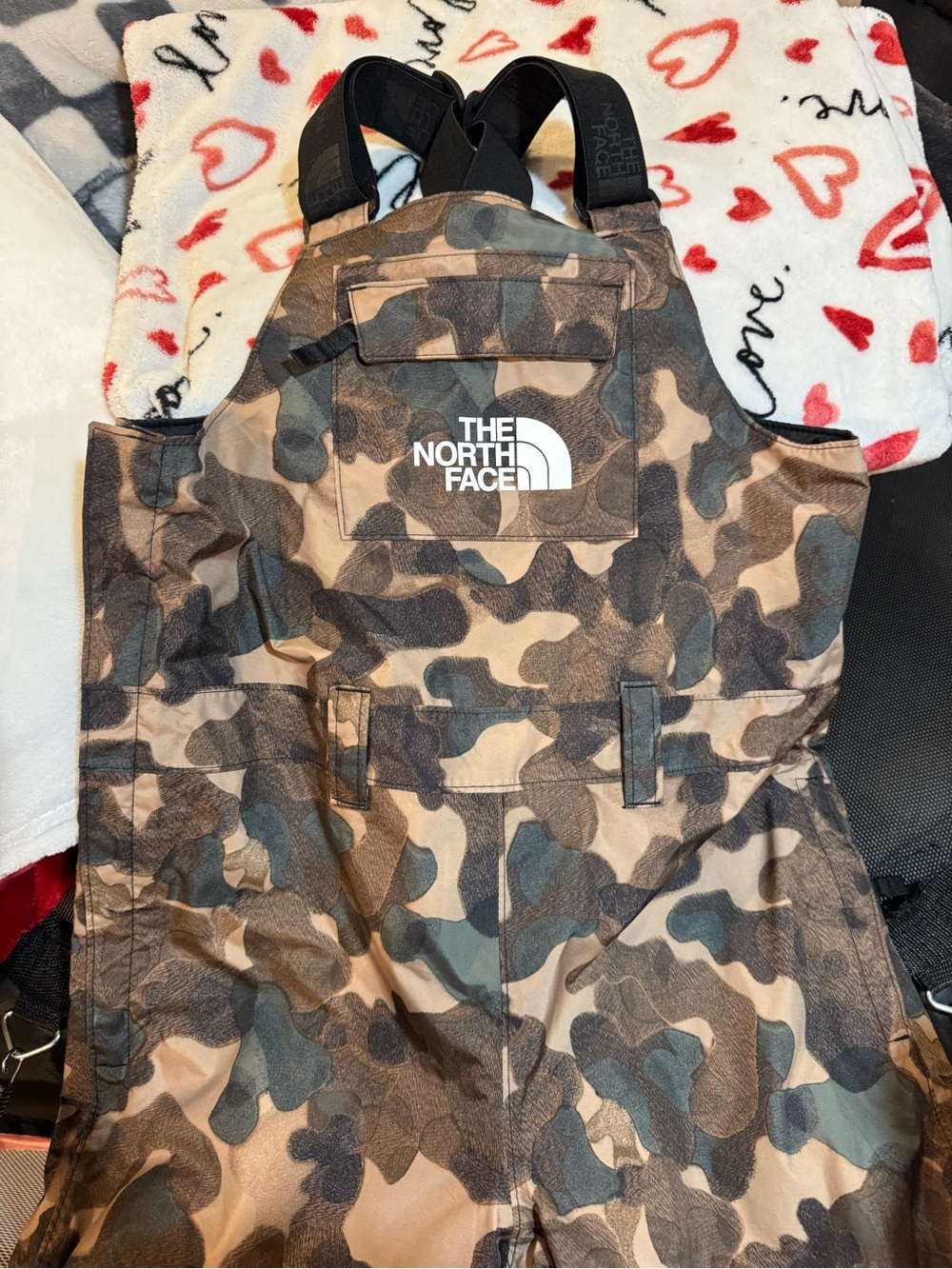 Youth 12 North Face bibs NEW